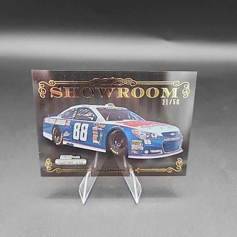 2013 Press Pass Showcase Showroom Insert Gold 21/50 Dale Earnhardt Jr.